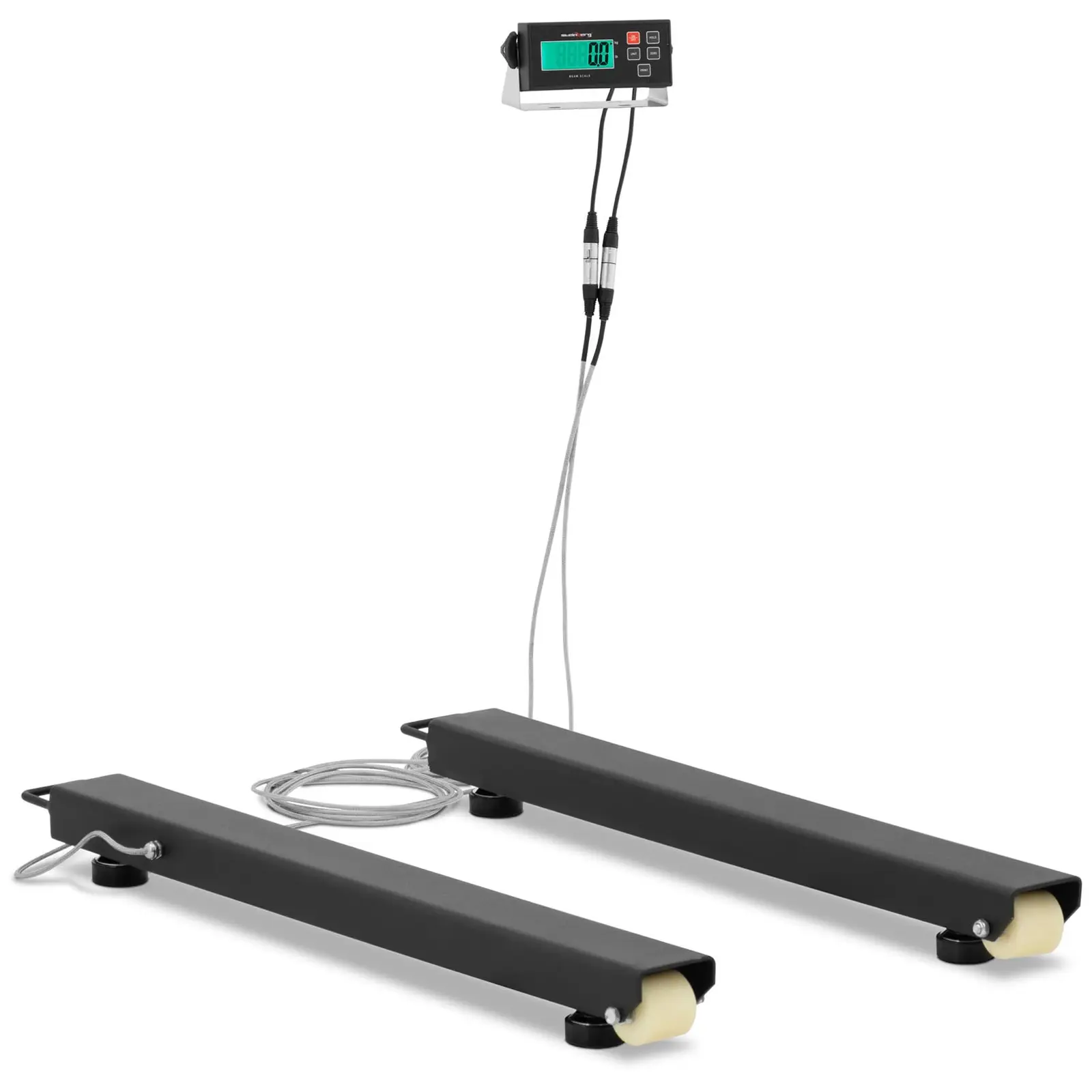 Balança de pesagem - digital - 2500 kg / 0,5 kg - 1000 x 100 mm