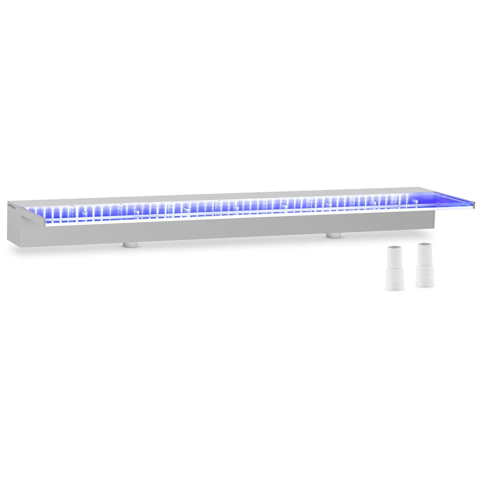 Bico de queda de água - cm - iluminação LED - azul - saída de água 135 mm