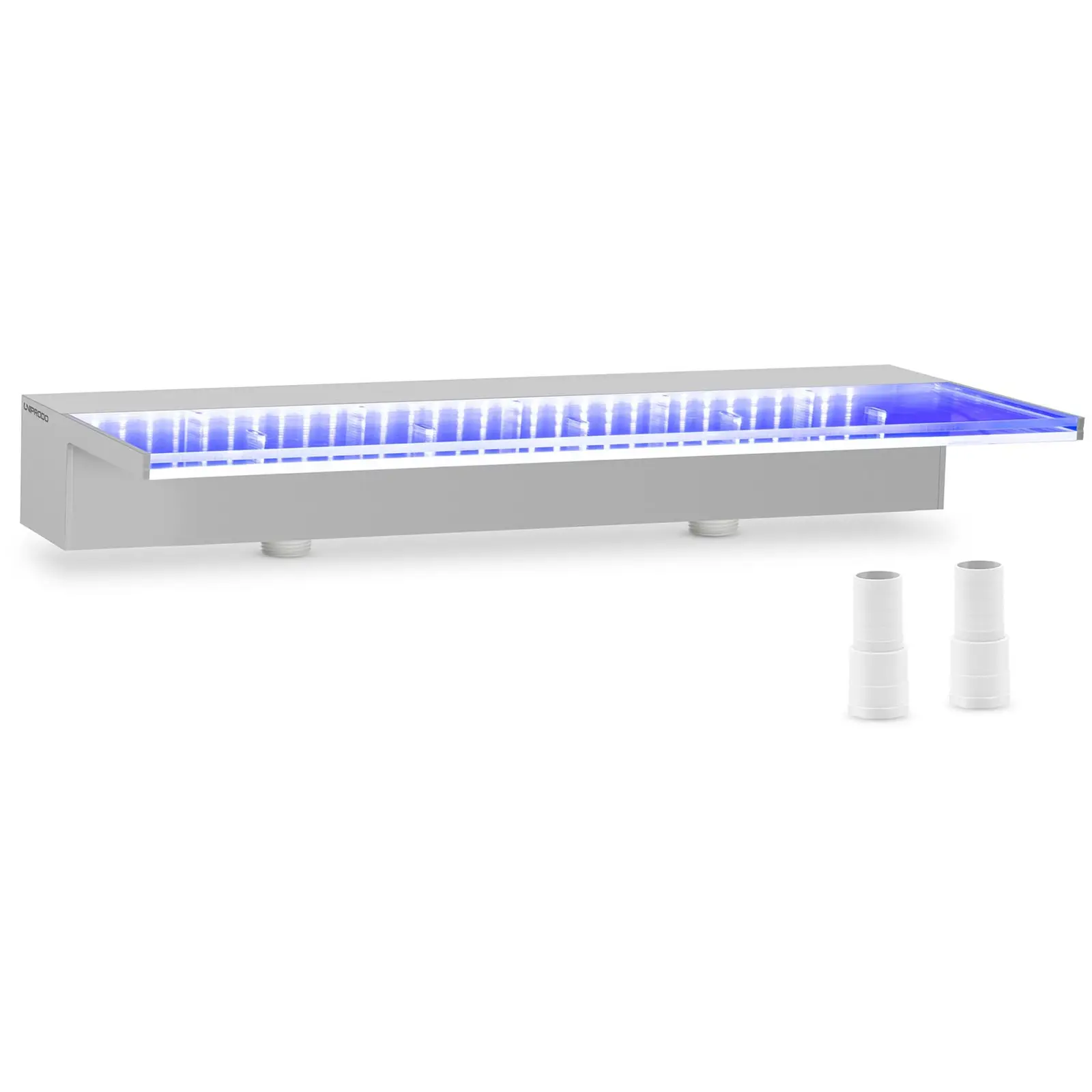 Bico de queda de água - cm - iluminação LED - azul/branco - saída de água 135 mm