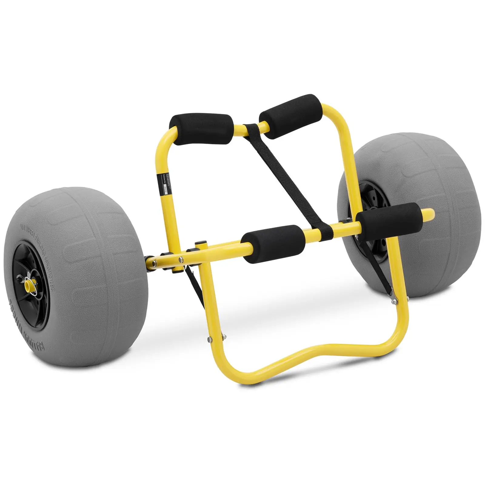 Carrinho de caiaque - dobrável - com rodas insufláveis - 75 kg.