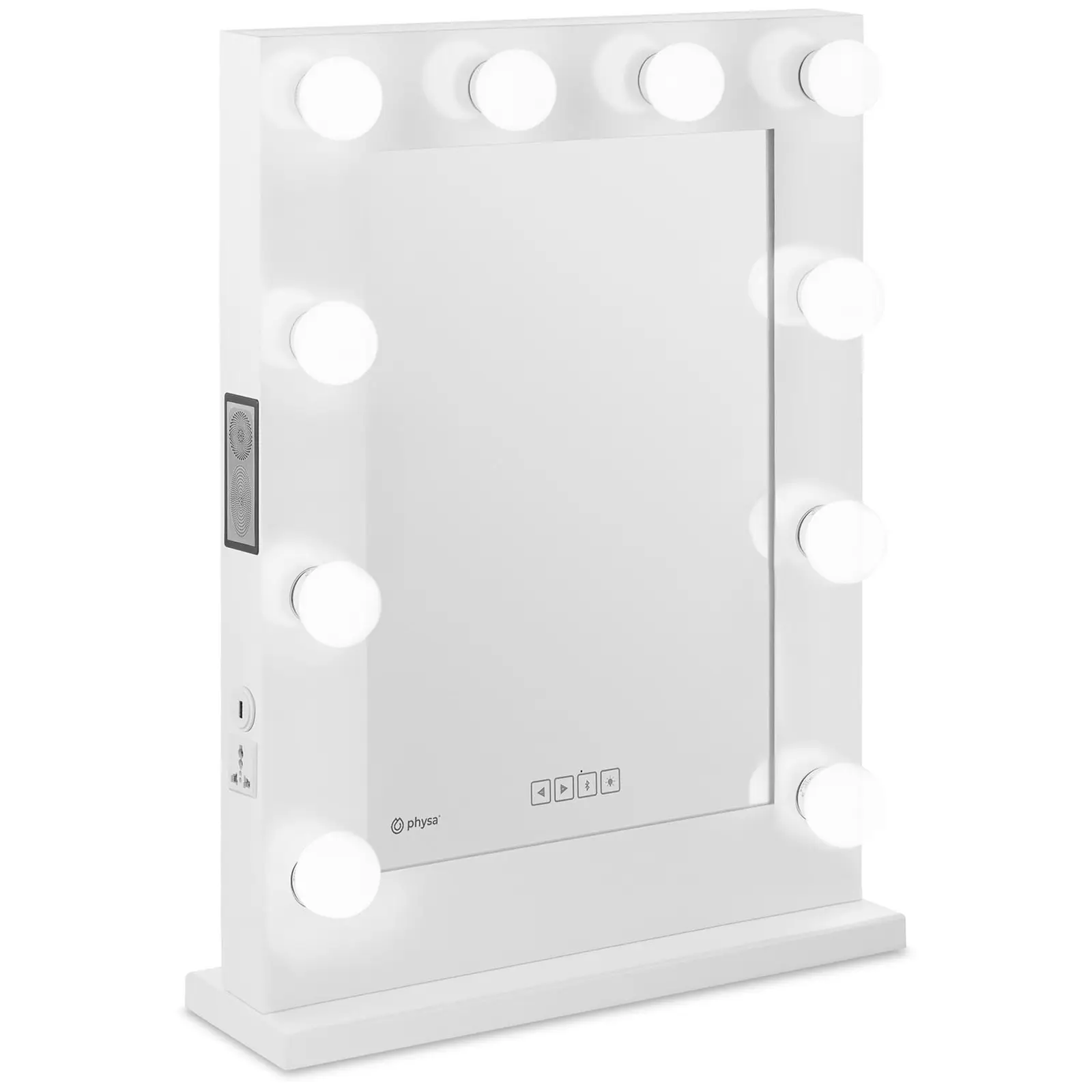 Espelho de maquiagem - LED - 67,5 x 50,5 cm - altifalante