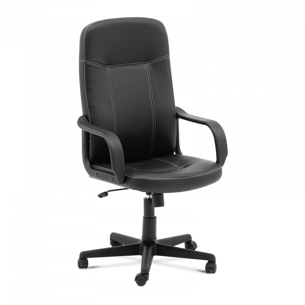 Produtos recondicionados Cadeira de escritório - encosto em couro ecológico - 100 kg