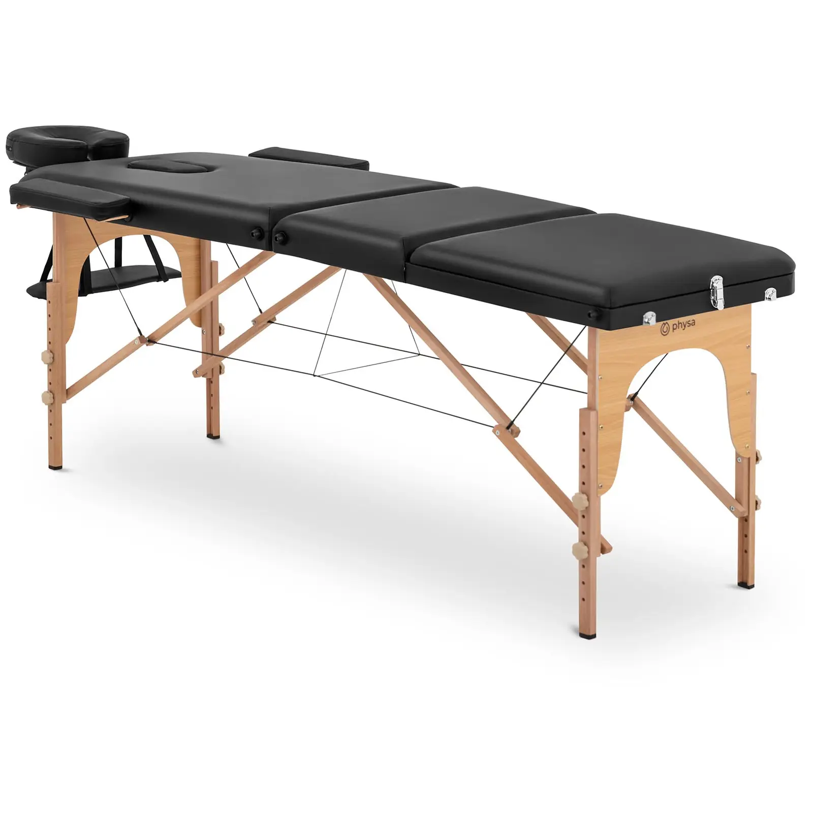 Cama de massagem - portátil - 185 x 60 x 62 cm - 227 kg - Black