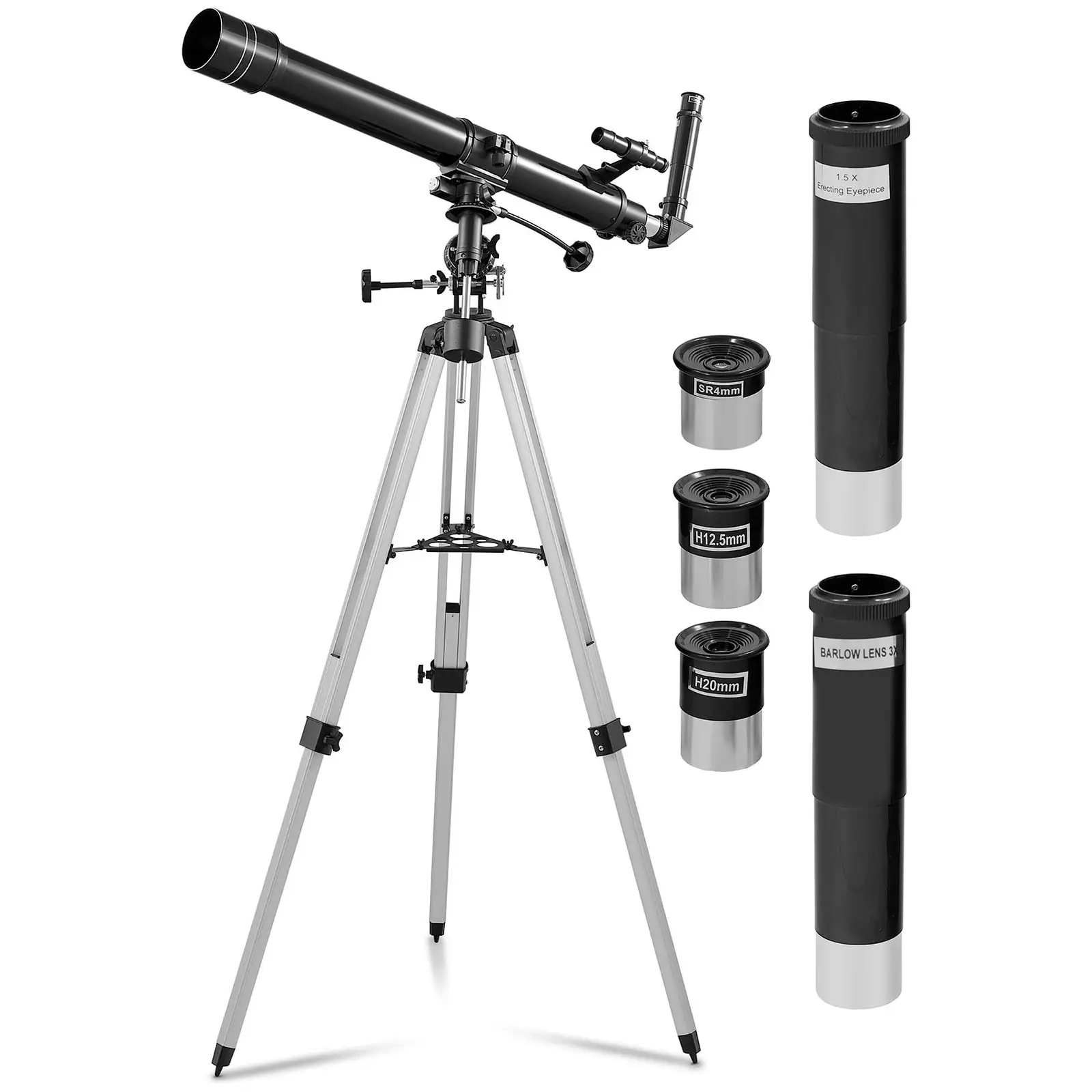 Telescópio - Ø 70 mm - 900 mm - tripé