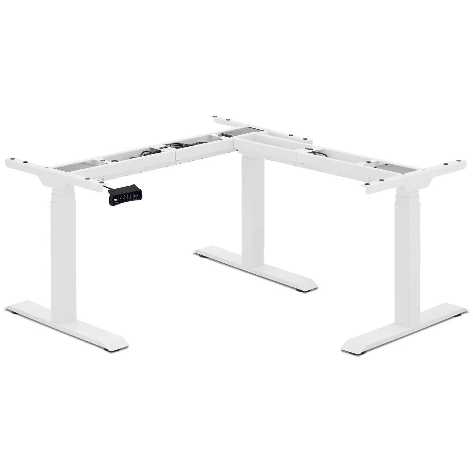 Estrutura para mesa de escritório - altura: 60-125 cm - largura: 90-150 cm (esquerda) / 110-190 cm (direita)
