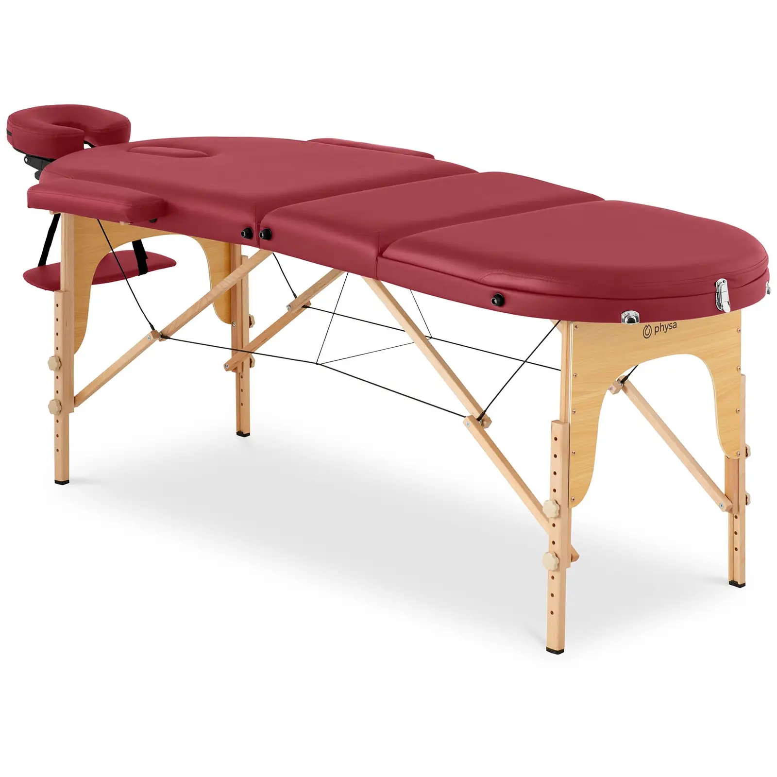 Cama de massagem - 185-211 x 70-88 x 63-85  cm - 227 kg - Red