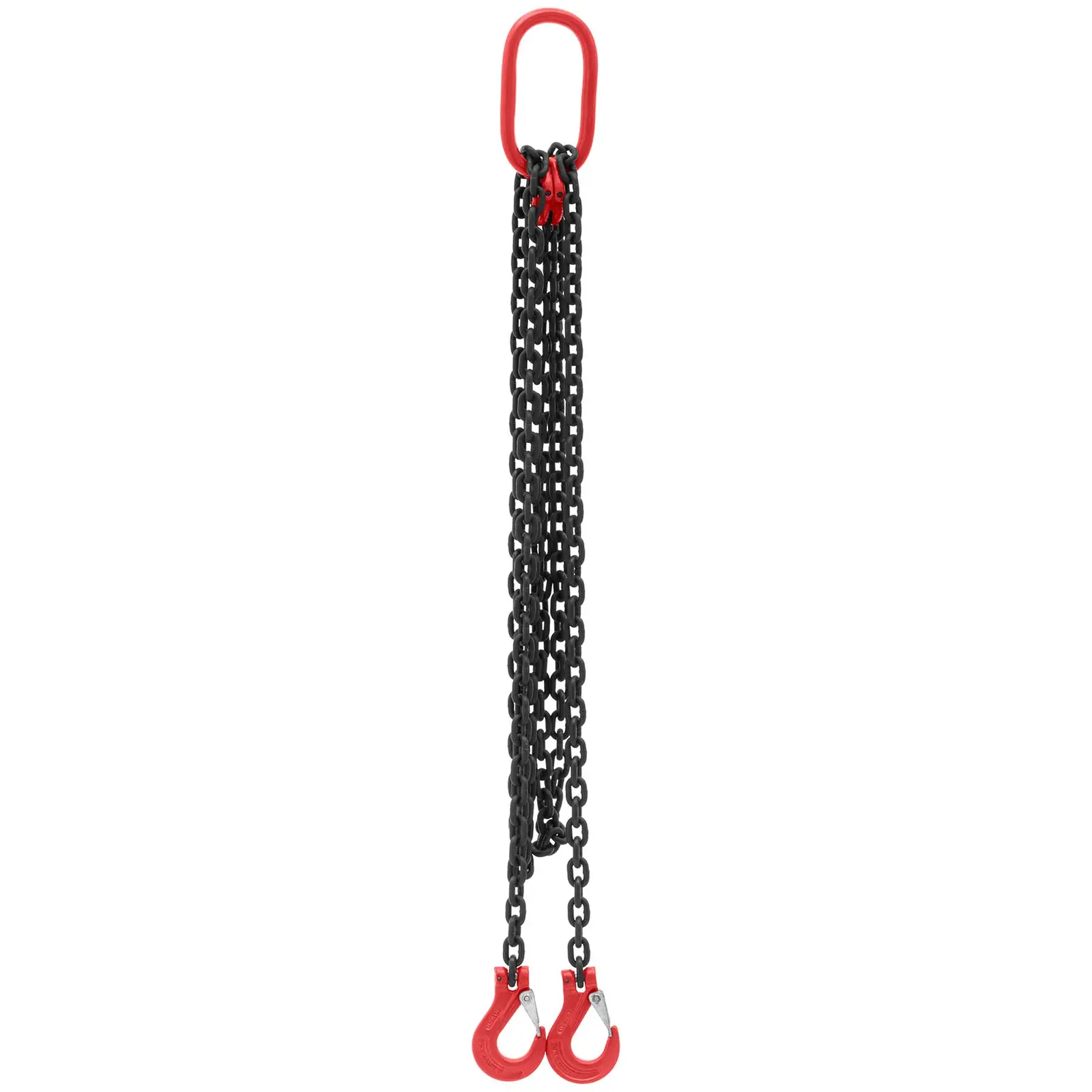 Linga de corrente - 1600 kg - 2 x 2 m - preto/vermelho