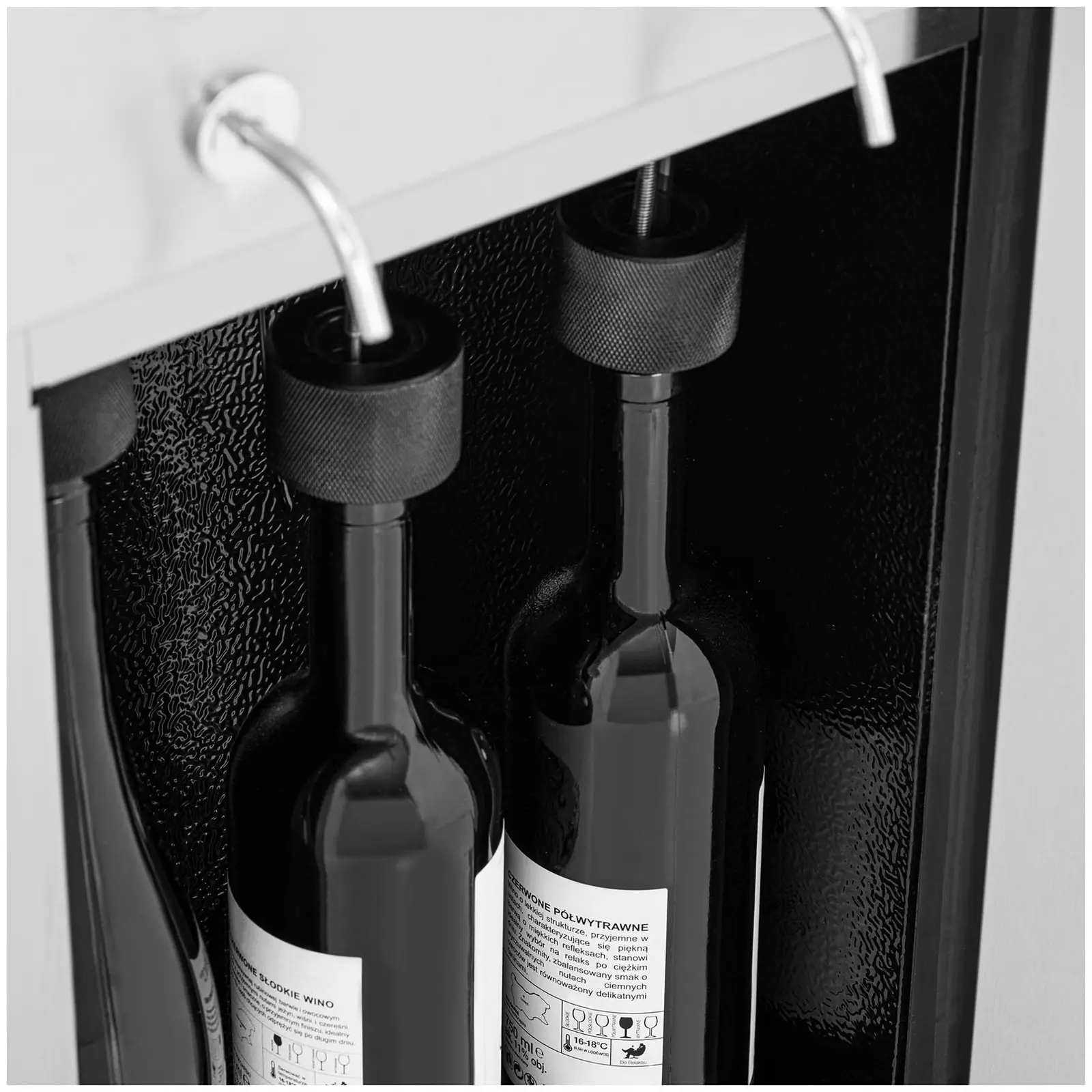 Produtos recondicionados Dispensador de vinho - para 6 garrafas - aço inoxidável