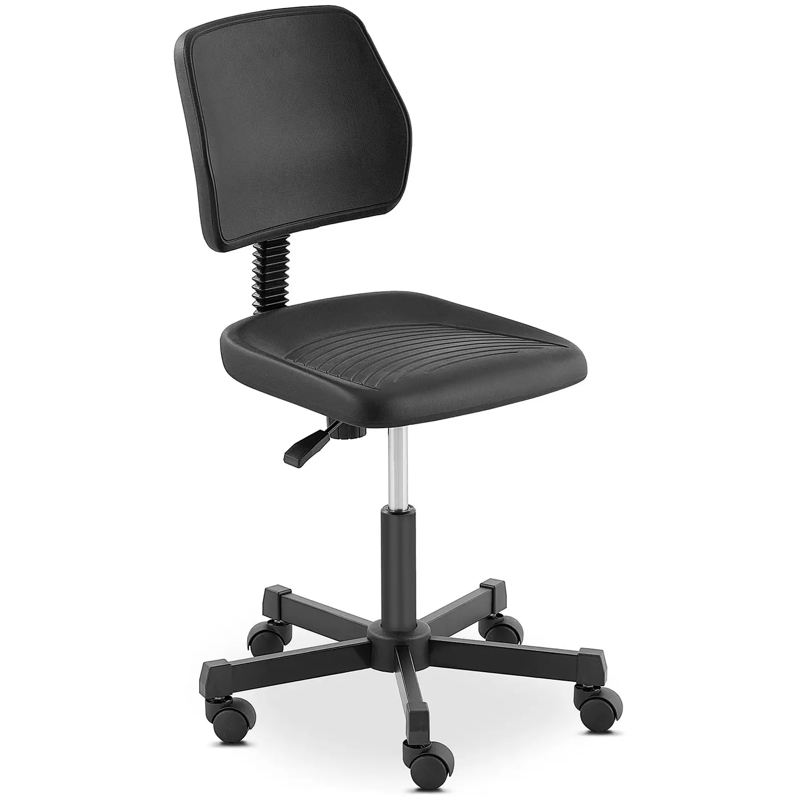 Cadeira de laboratório - 120 kg - em preto - altura 410 - 550 mm