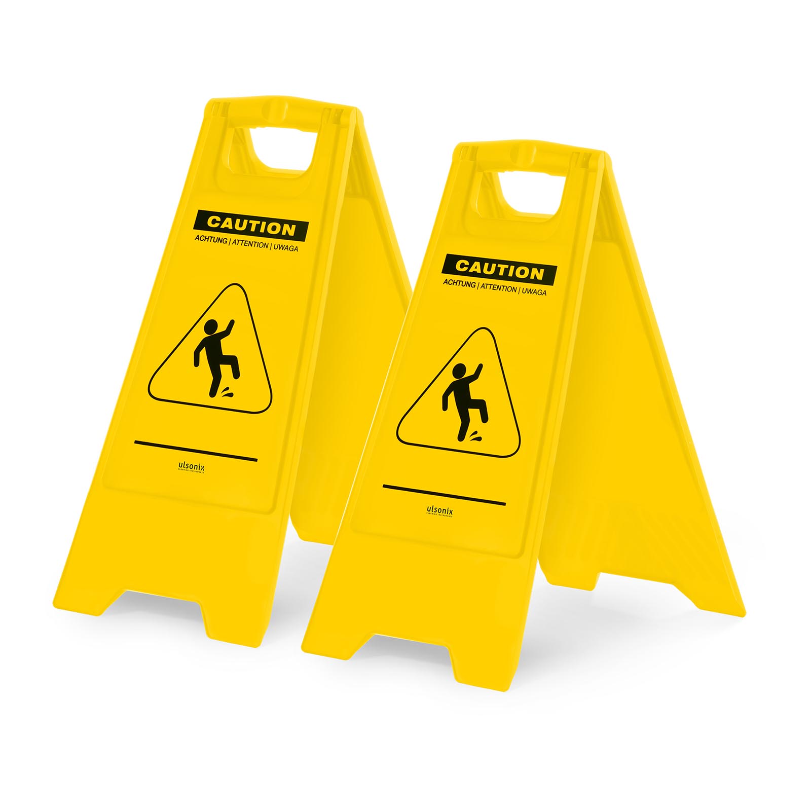 Cavalete - sinal de aviso para piso molhado - conjunto de 2 un.