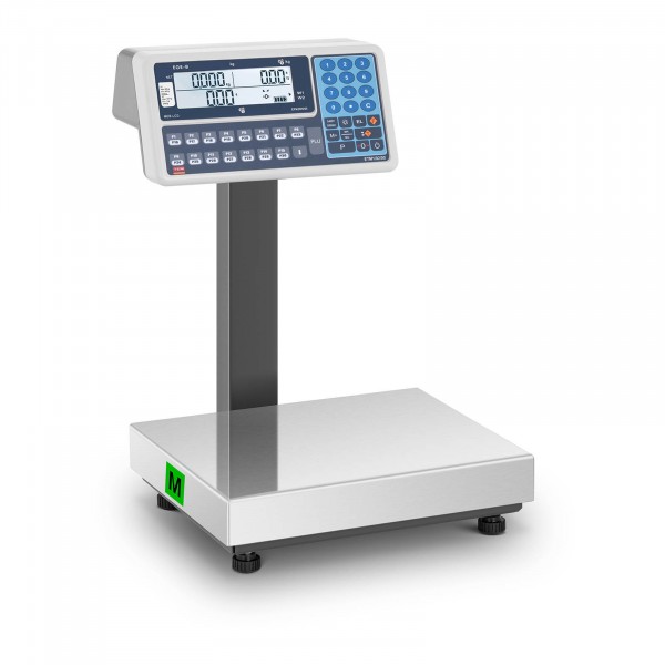 Produtos recondicionados Balança de loja - 60 kg (20 g) / 120 kg (50 g) - LCD - legalização