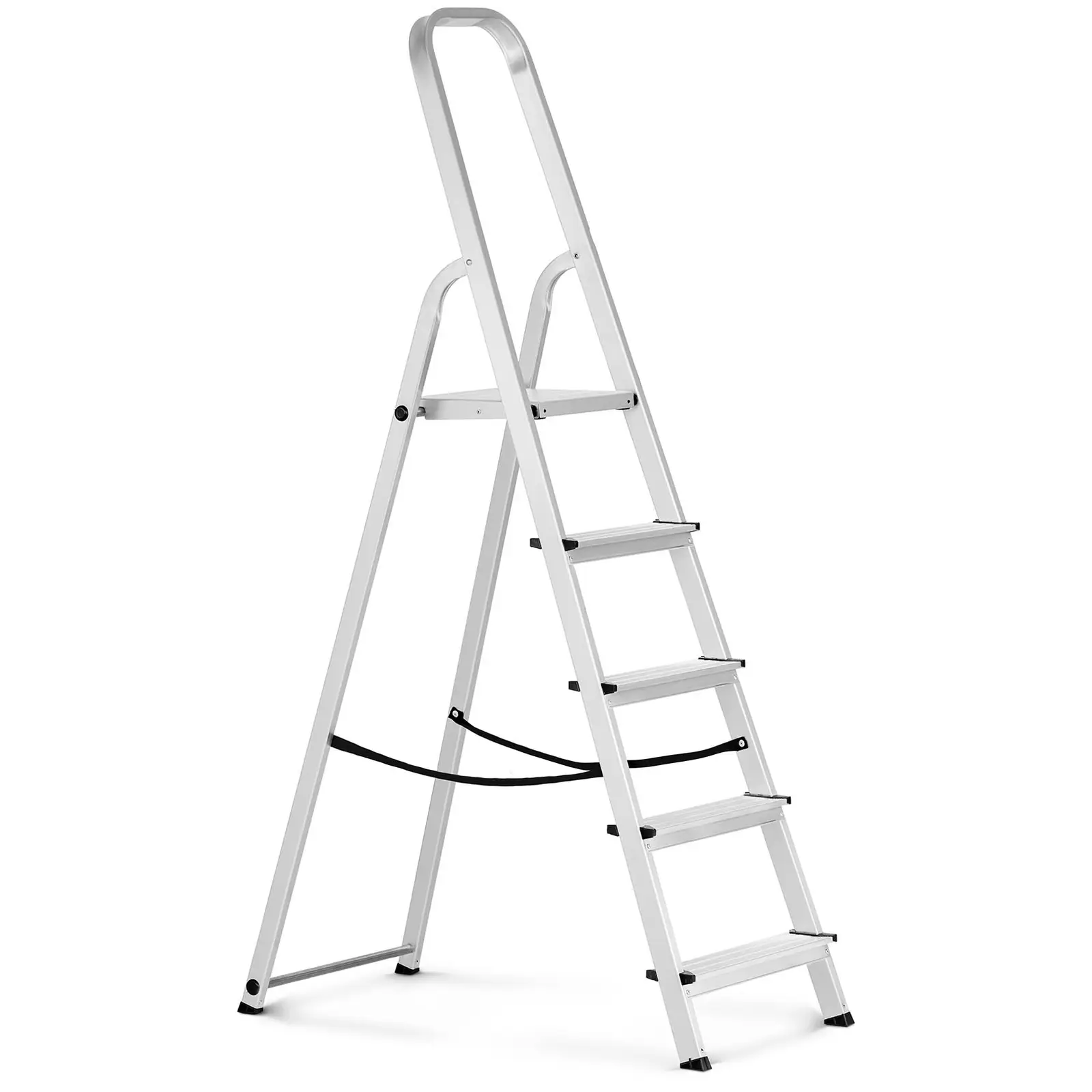 Escada de alumínio - 5 degraus - 99,5 cm