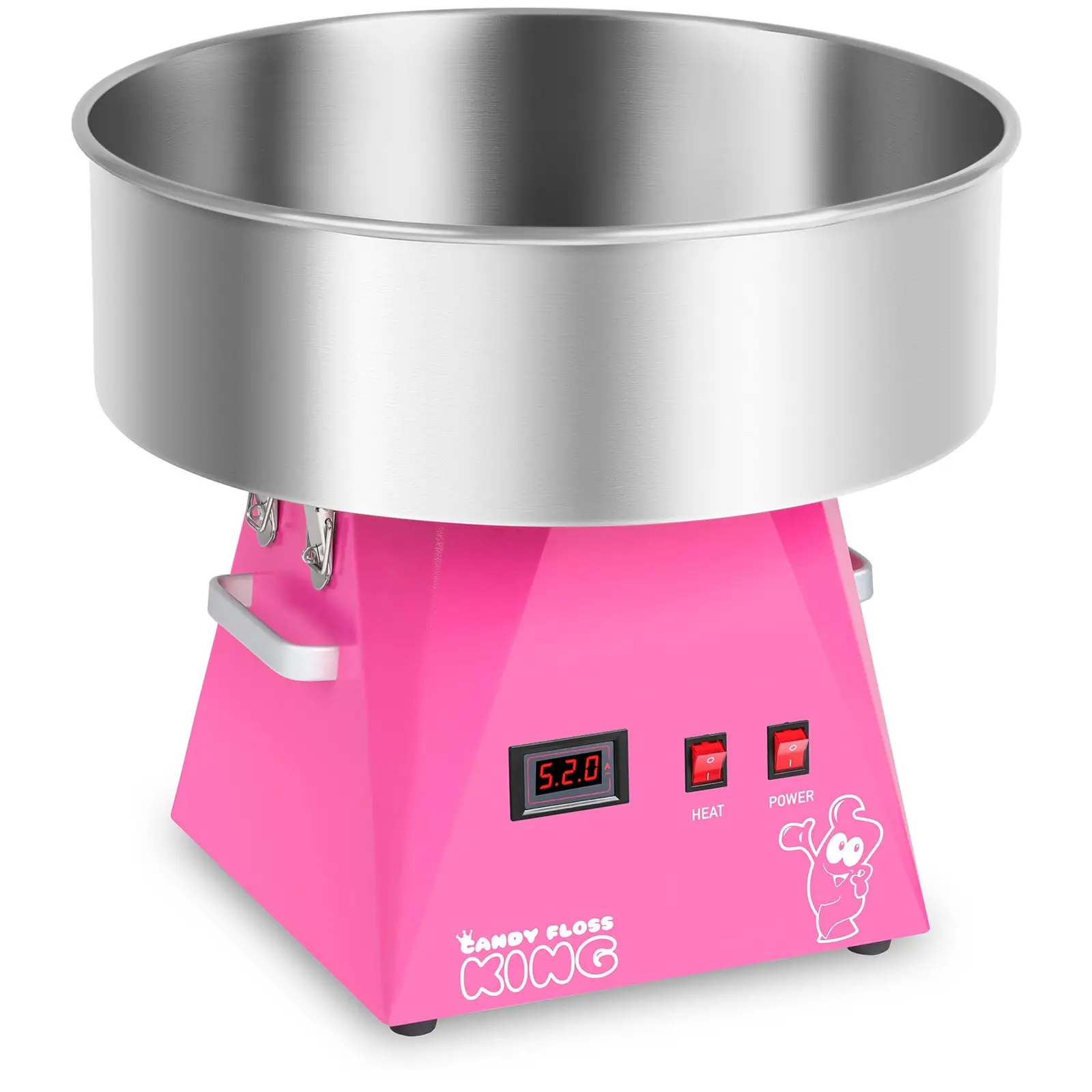 Máquina de algodão doce - 52 cm – cor de rosa