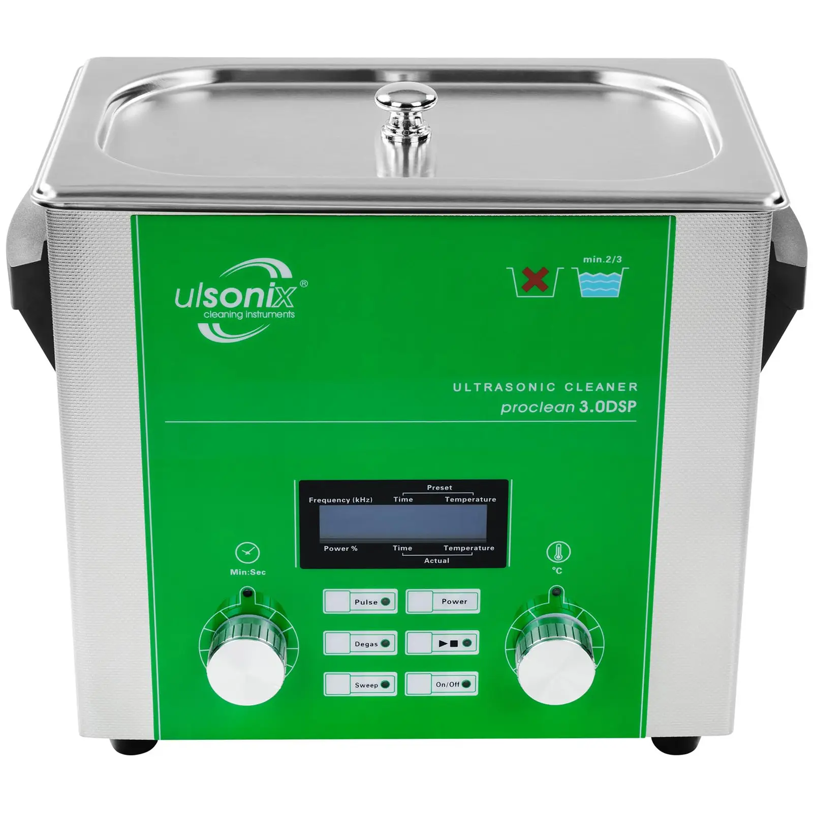 Lavadora ultrassónica - 3 litros - 160 W - Degass - Sweep - Puls