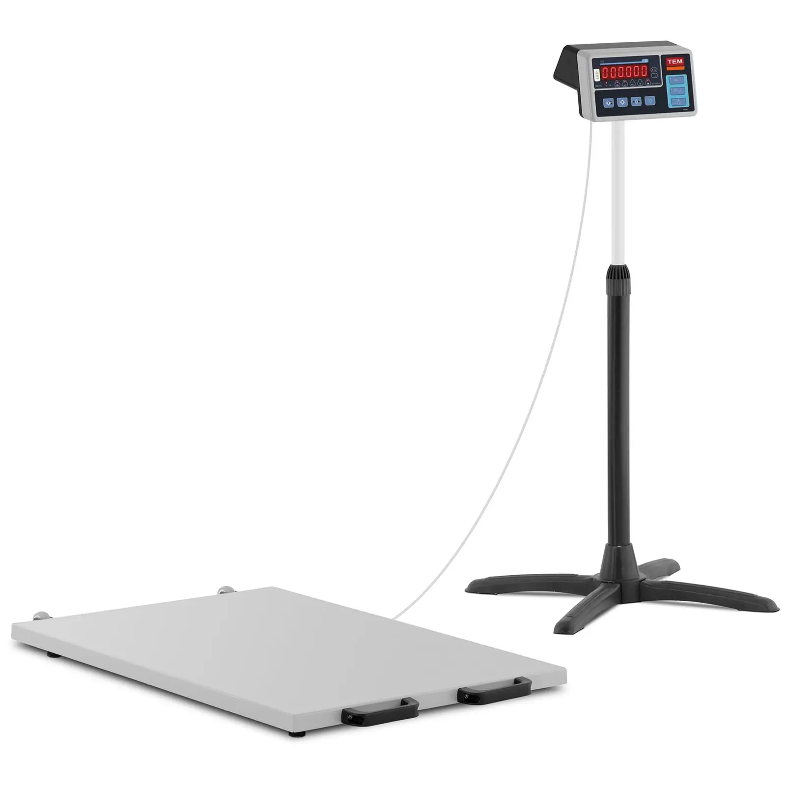 Balança de plataforma - calibrada - 150 kg/50 g - veterinária - LCD