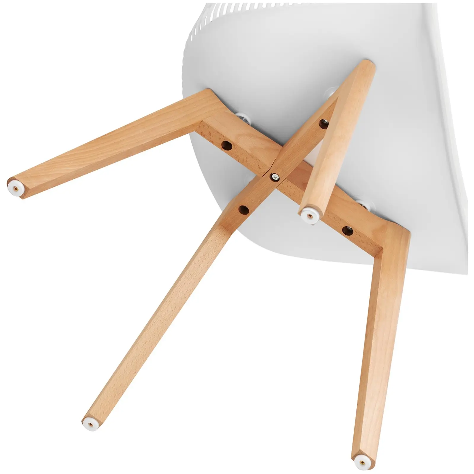 Produtos recondicionados Cadeiras - 2 un. - até 150 kg - assentos 460 x 500 mm - em branco