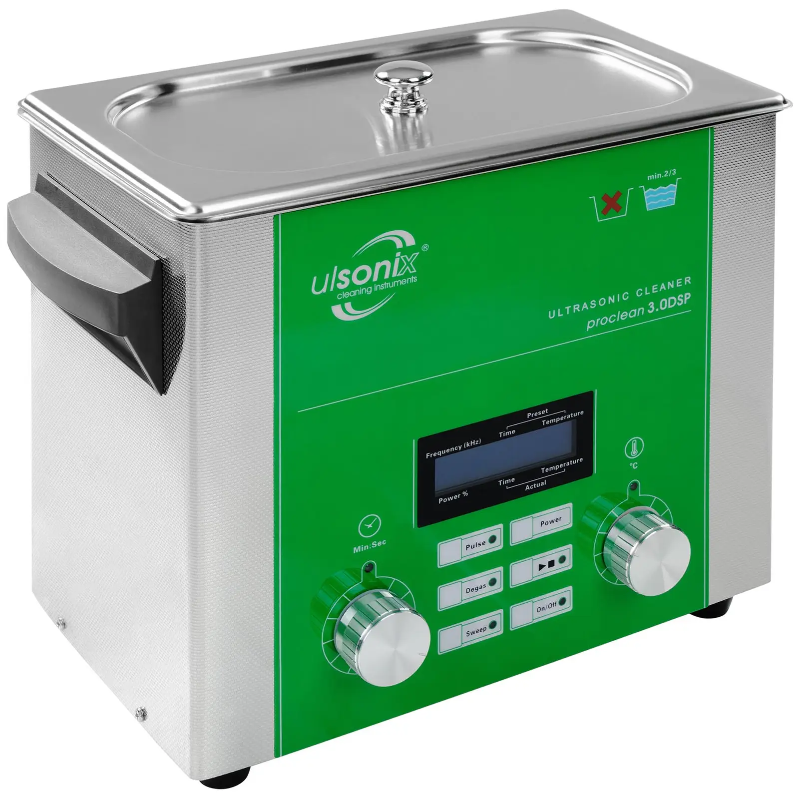 Lavadora ultrassónica - 3 litros - 160 W - Degass - Sweep - Puls