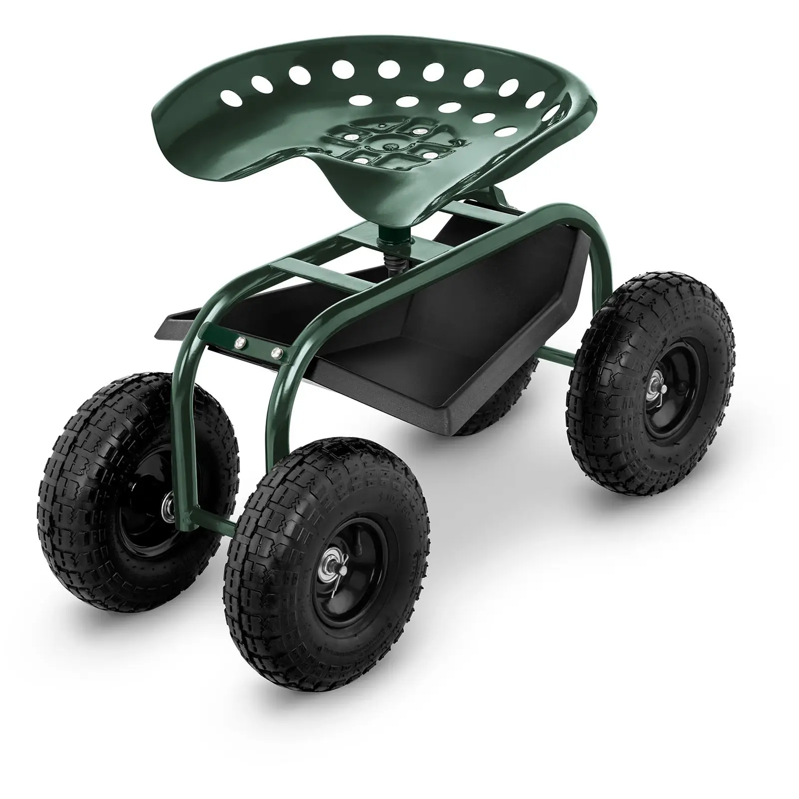 Assento de jardim com rodas - 150 kg