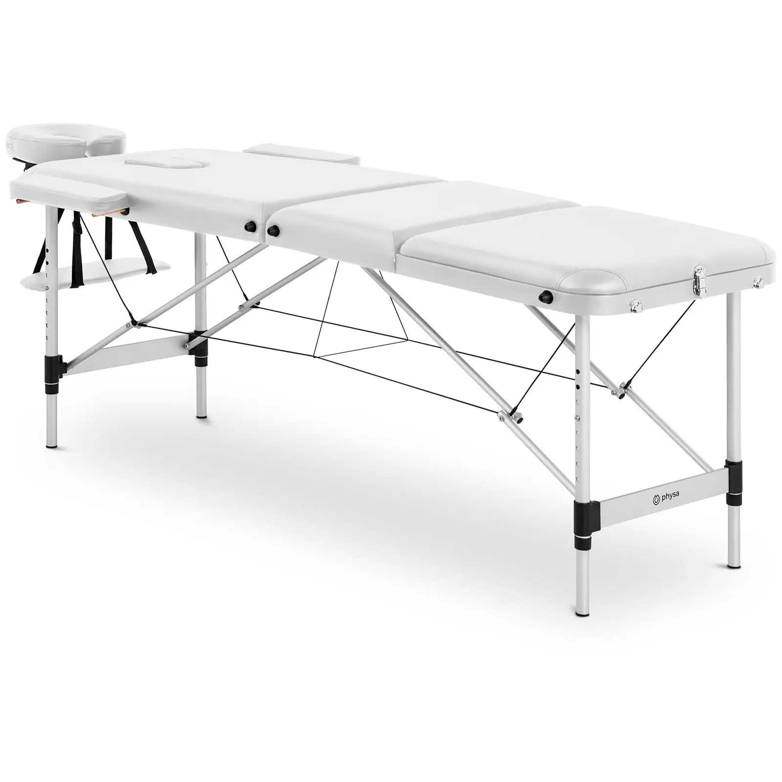 Cama de massagem - portátil - 185 x 60 x 59 cm - 180 kg - White