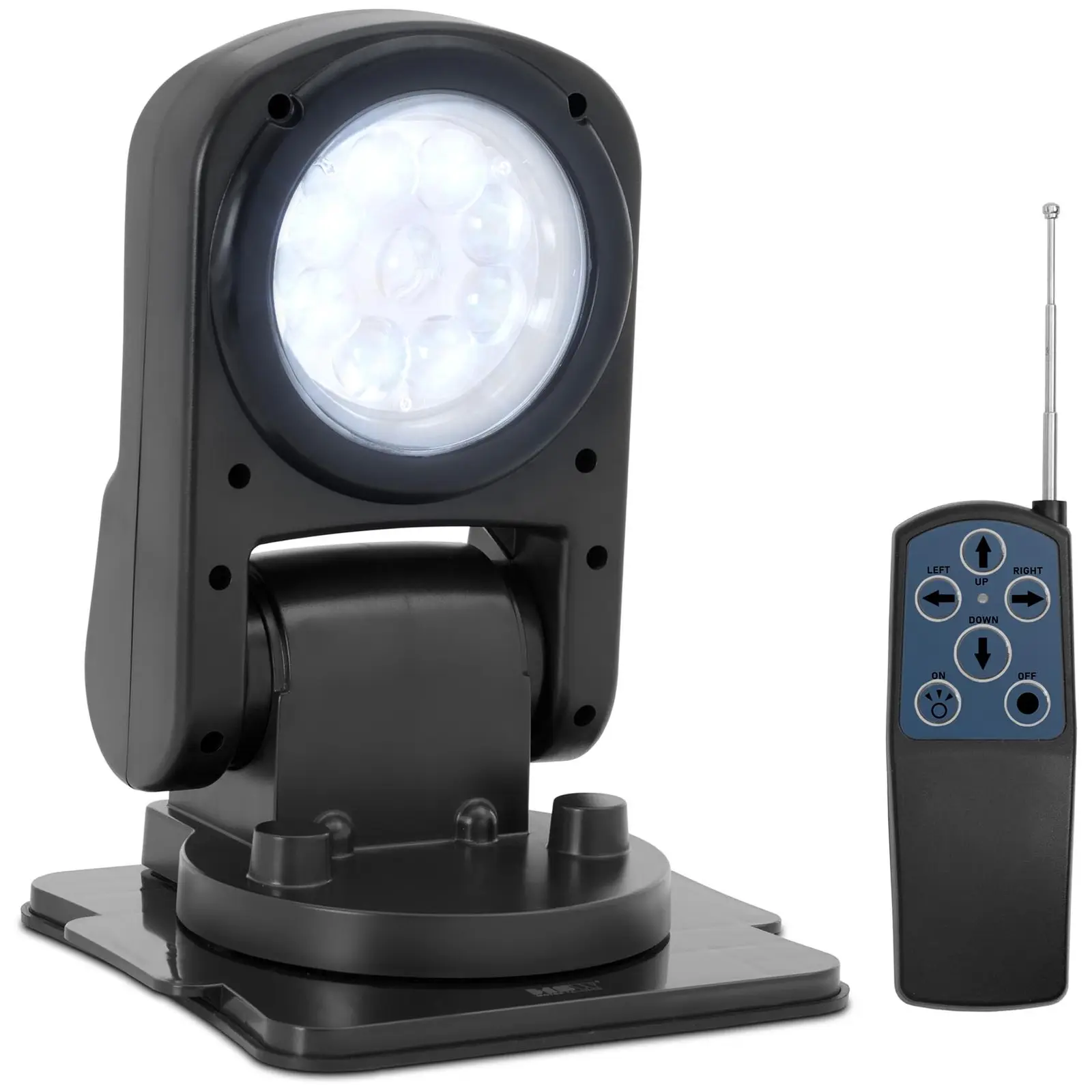 Holofote LED - 9-32 V - 45 W - rotação de 360° - inclinação de 180° - com controlo remoto